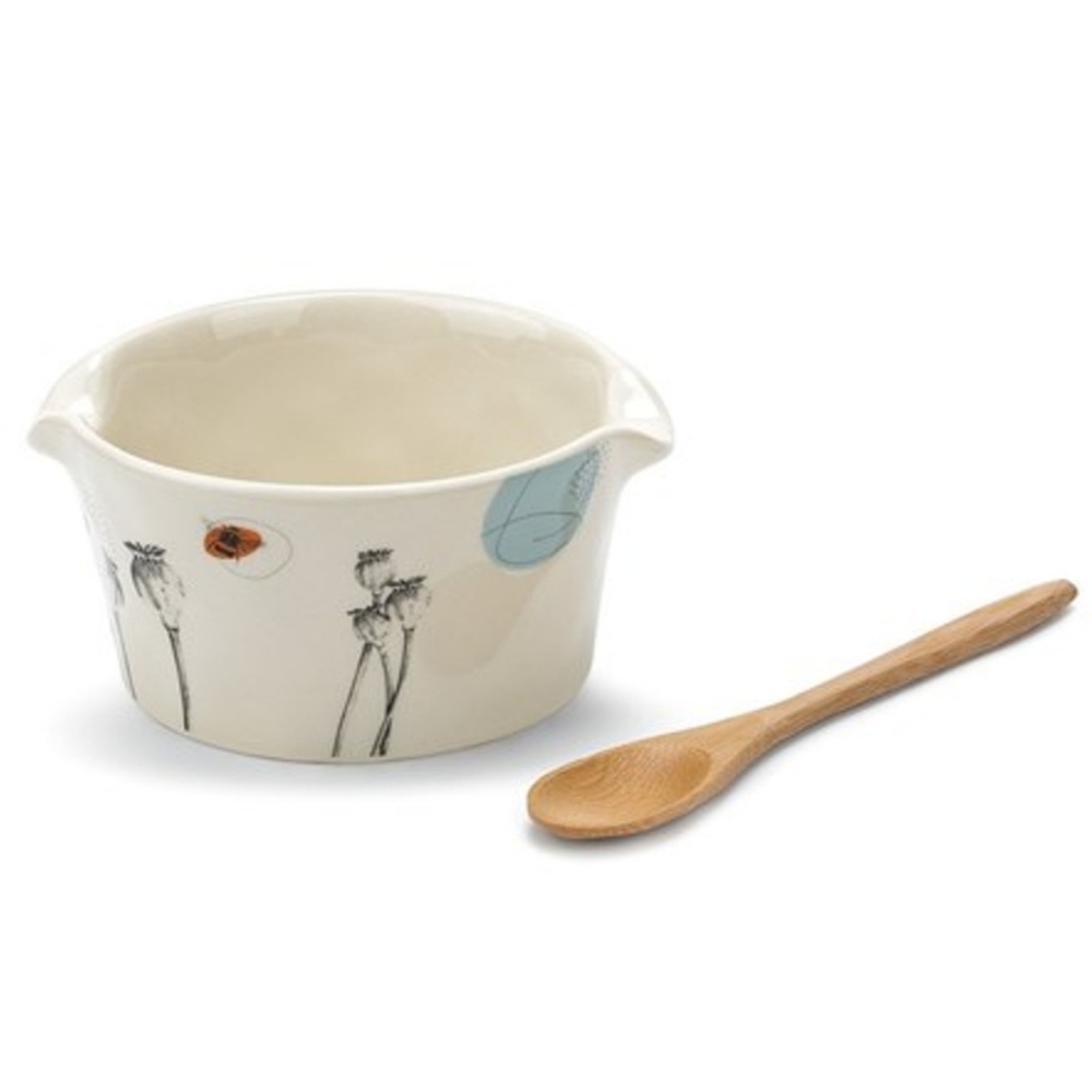 Demdaco Nibbles appetizer bowl with spoon